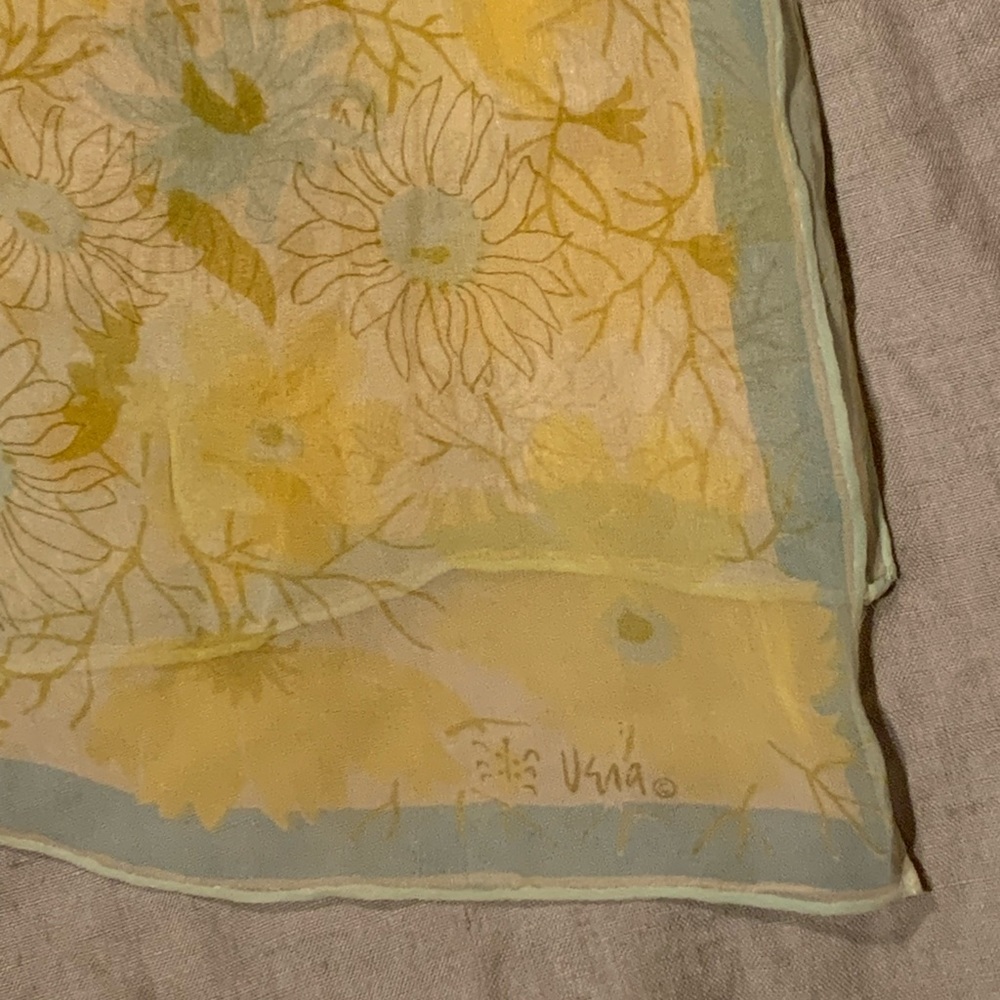 Vintage Vera with LADYBUG. Daisy design in sheer organza.